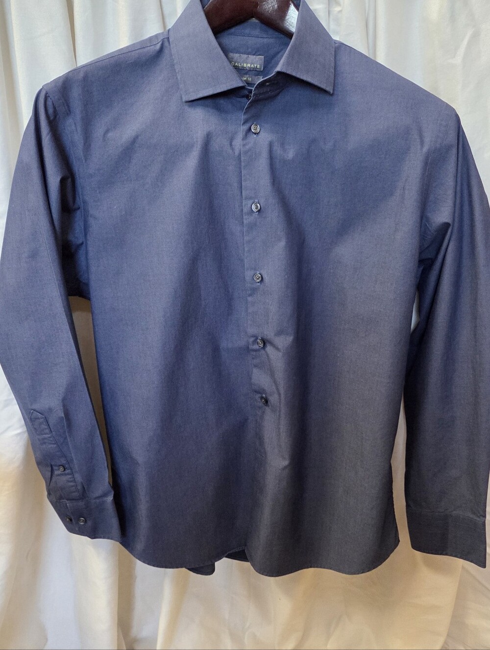 Calibrate Men's Navy Dress Shirt